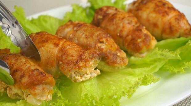 Fragrant, juicy, and tender chicken rolls. A great alternative to fried cutlets