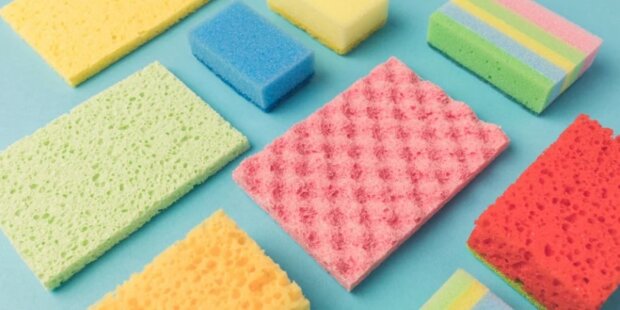 "Why are dishwashing sponges of different colors": How to choose the right sponge