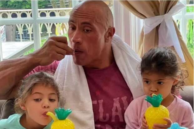 Dwayne "The Rock" Johnson showed his fans how much fun he has with his daughters: cute to watch