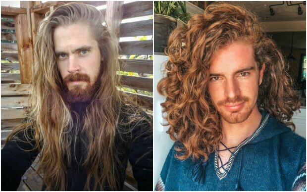 Gorgeous hair": Many girls dream of having such beautiful long hair as these men