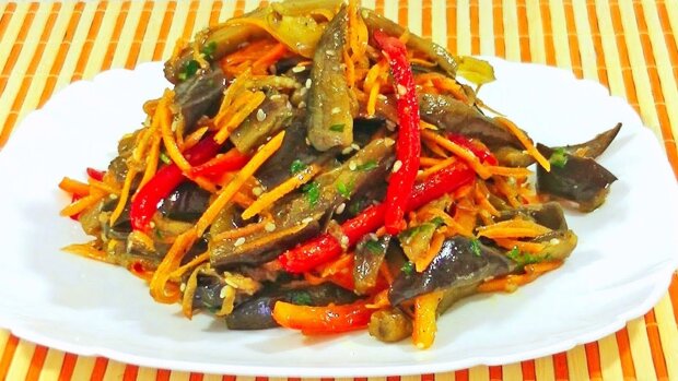 Quick but excellent Korean-style eggplant appetizer: ancient culture in one dish