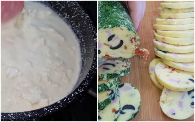 How to make a cheese spread for sandwiches from cottage cheese: it can be sliced with a knife