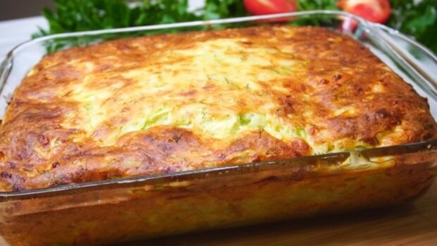 Tender Zucchini Casserole: By cooking this wonderful dinner dish, the hostess will have a chance to receive applause like on the MasterChef show