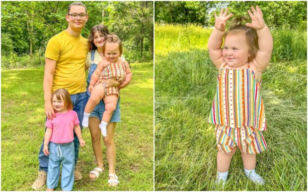 An 18-month-old girl is taller than her 3-year-old older sister